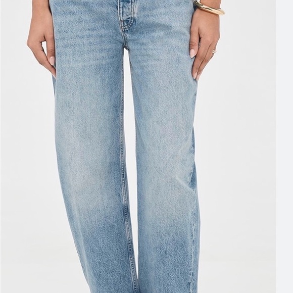 Anine Bing Fritz Jeans Baltic Blue NWT 27 - Picture 4 of 9